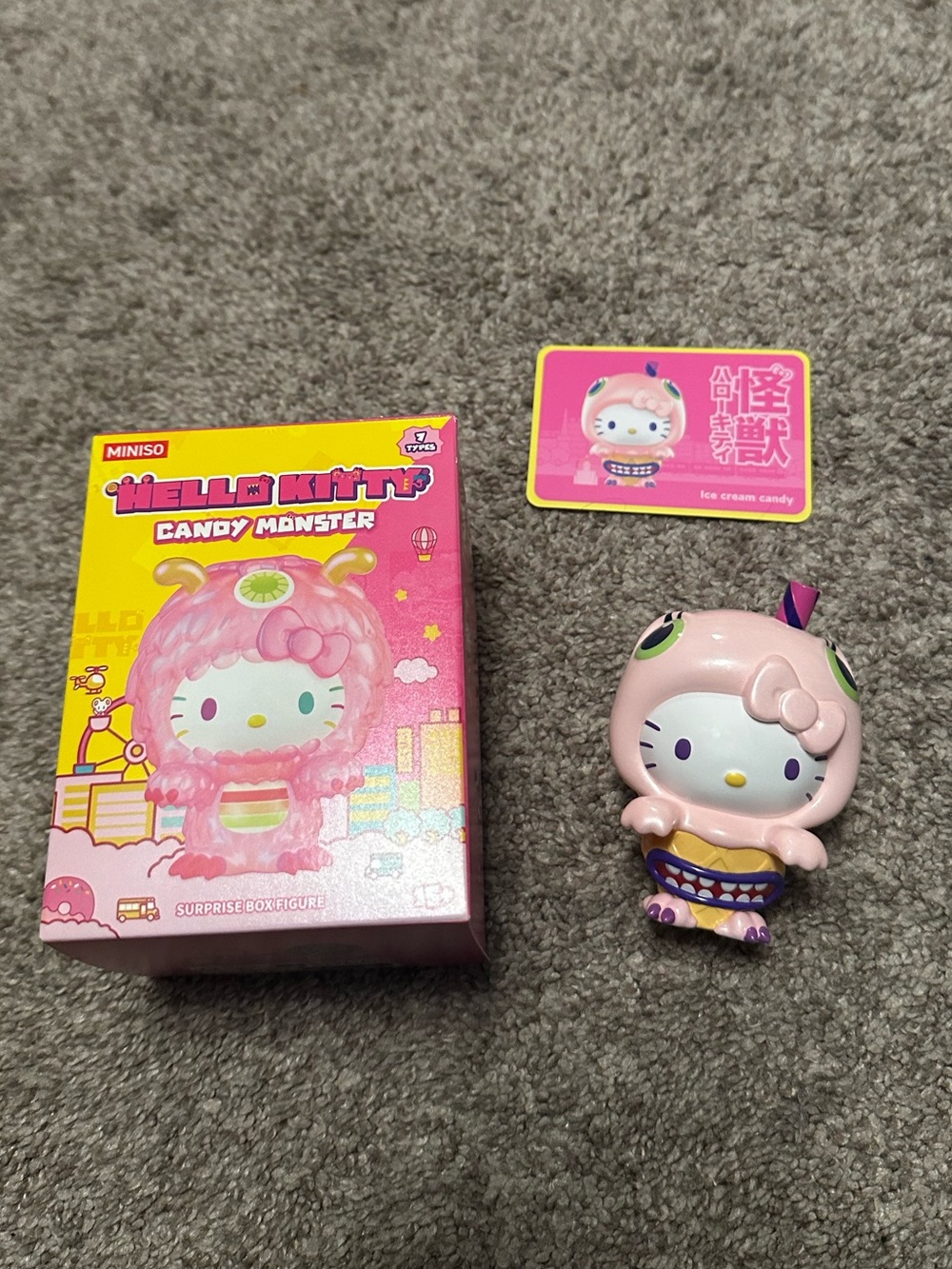 Hello Kitty Candy Monster Figure - Ice Cream Candy